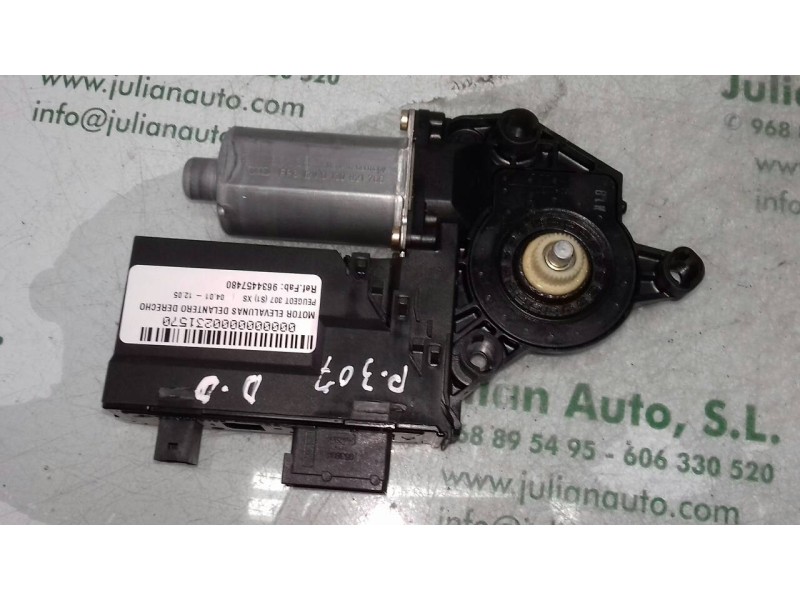 Recambio de motor elevalunas delantero derecho para peugeot 307 (s1) xs referencia OEM IAM 9634457480 0130821766 990829101