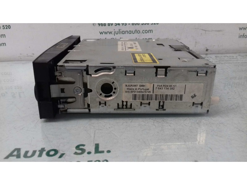 Recambio de sistema audio / radio cd para citroen c4 berlina cool referencia OEM IAM 9647521077 7643134392 BLAUPUNKT