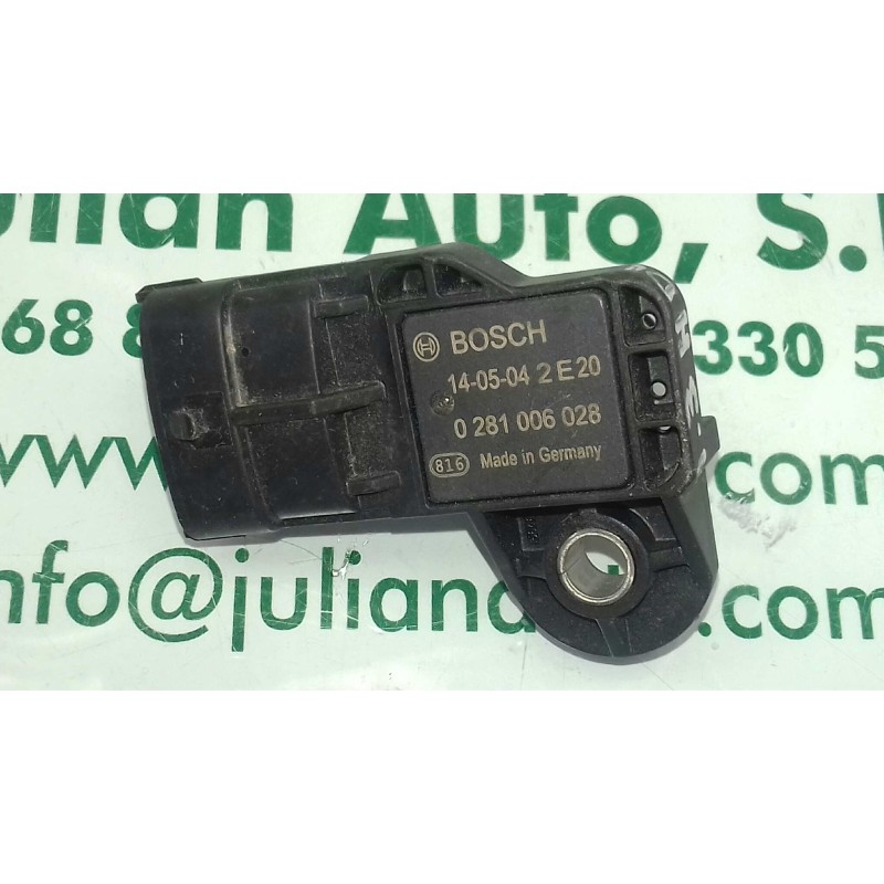 Recambio de sensor presion para peugeot bipper básico referencia OEM IAM 0281006028  BOSCH