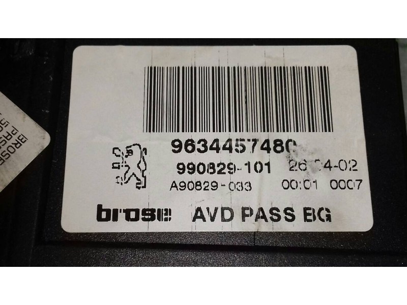 Recambio de motor elevalunas delantero derecho para peugeot 307 (s1) xs referencia OEM IAM 9634457480 0130821766 990829101