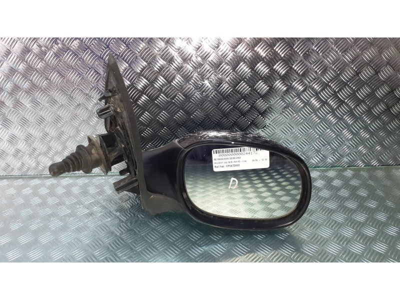 Recambio de retrovisor derecho para peugeot 206 berlina xs-line referencia OEM IAM CP6475000 018015 MANUAL