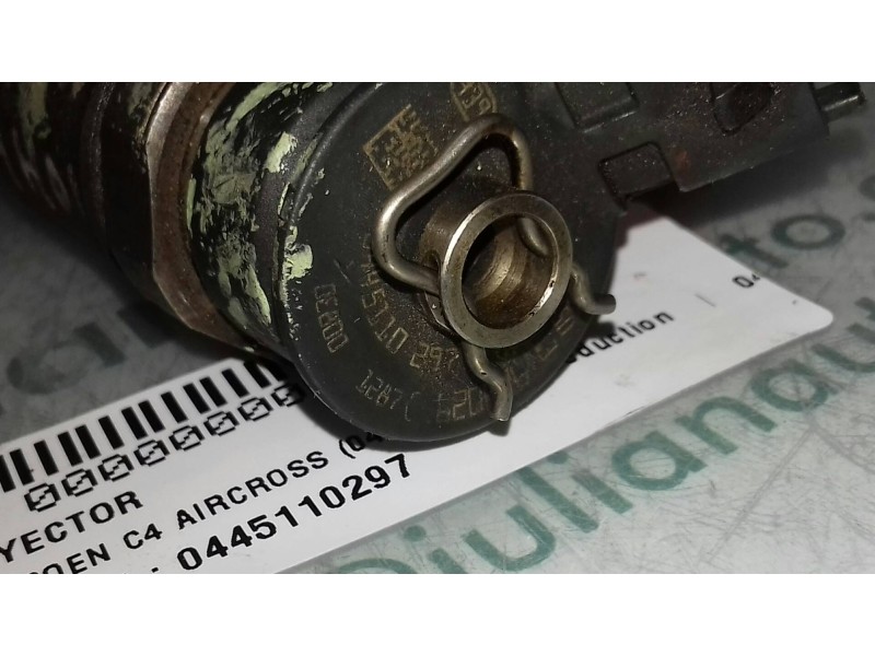 Recambio de inyector para citroen c4 aircross seduction referencia OEM IAM 0445110297  2 PINES