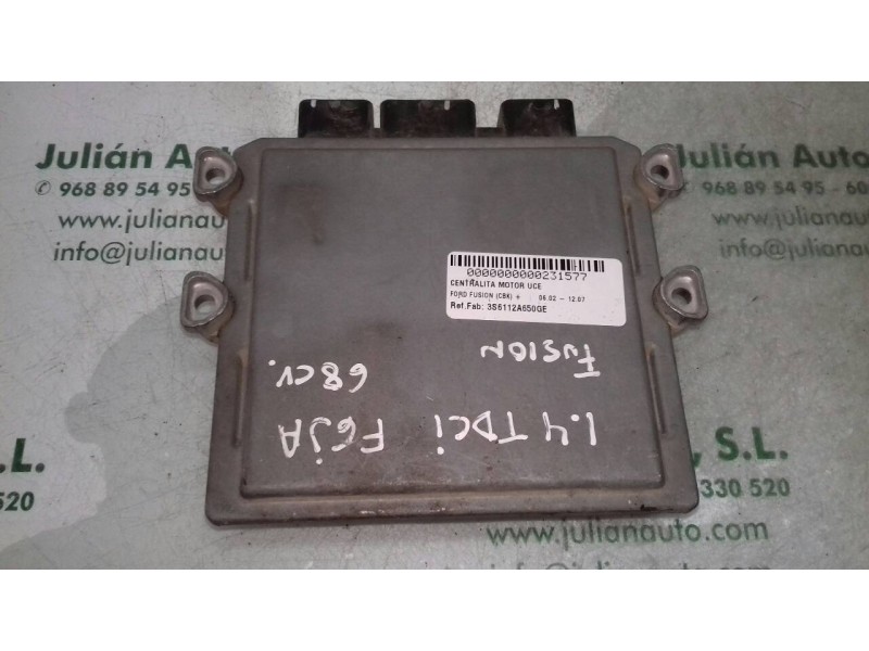 Recambio de centralita motor uce para ford fusion (cbk) + referencia OEM IAM 3S6112A650GE 5WS40142E SIEMENS