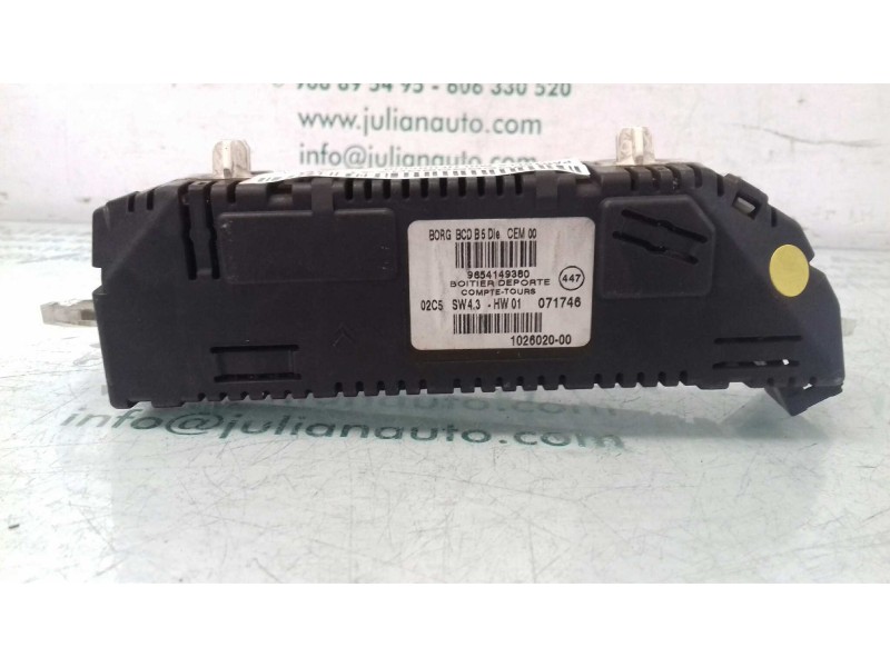 Recambio de pantalla multifuncion para citroen c4 berlina cool referencia OEM IAM 9654149380 102602000 