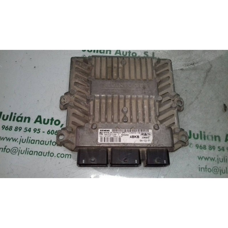 Recambio de centralita motor uce para ford focus turnier (cb4) trend referencia OEM IAM 6M5112A650YB 5WS40512BT SIEMENS