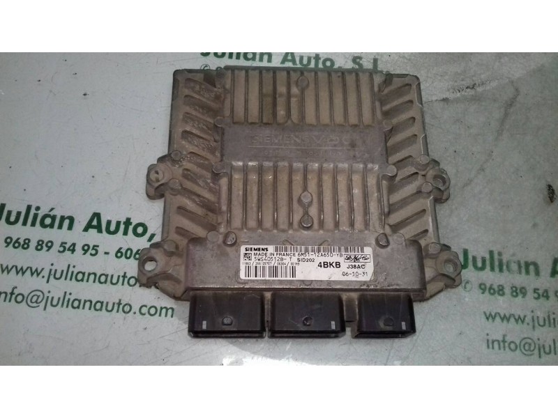 Recambio de centralita motor uce para ford focus turnier (cb4) trend referencia OEM IAM 6M5112A650YB 5WS40512BT SIEMENS