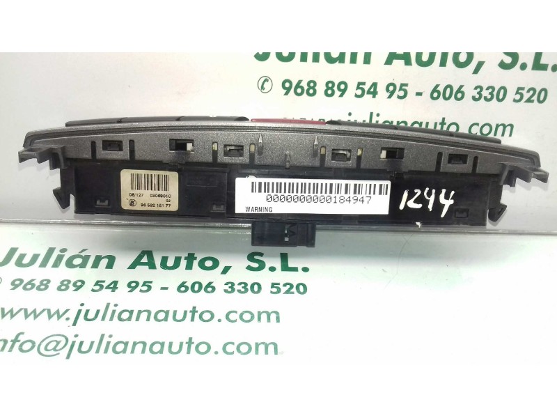 Recambio de warning para peugeot 308 sw confort referencia OEM IAM 9659215177  