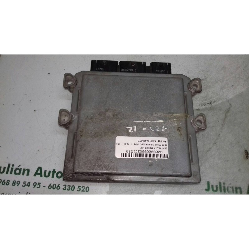 Recambio de centralita motor uce para ford focus turnier (cb4) trend referencia OEM IAM 6M5112A650YB 5WS40512BT SIEMENS