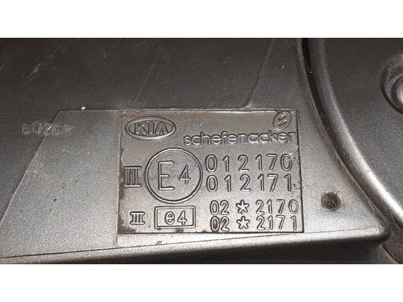 Recambio de retrovisor derecho para kia carnival ii 2.9 cdri ex referencia OEM IAM 012171  ELECTRICO