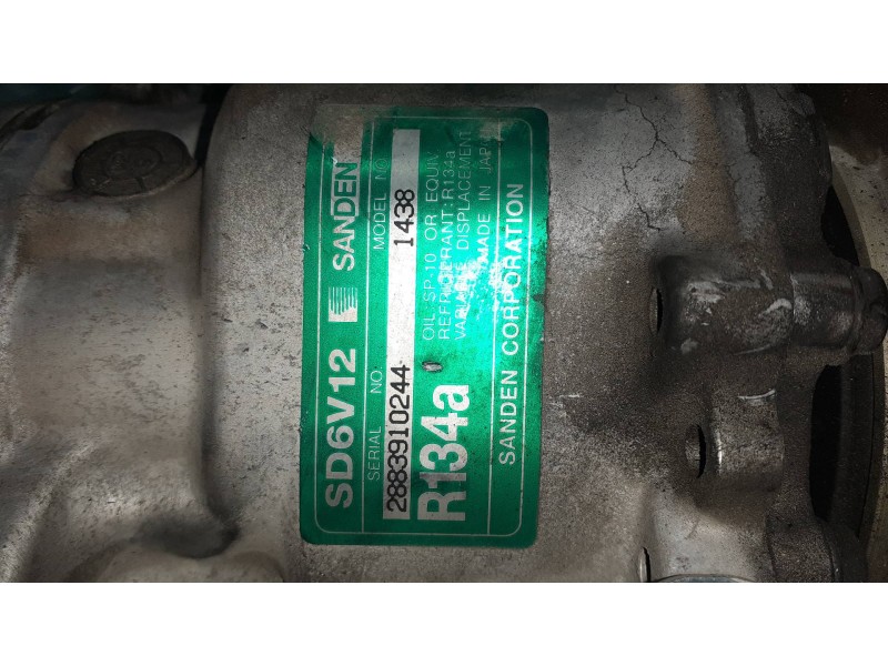 Recambio de compresor aire acondicionado para peugeot 206 berlina xs-line referencia OEM IAM SD6V12 SD6V12 SANDEN