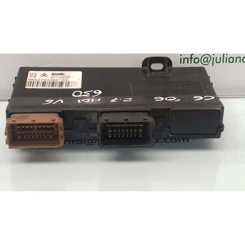 Recambio de modulo electronico para citroen c6 exclusive referencia OEM IAM 9662793380  ASIENTOS