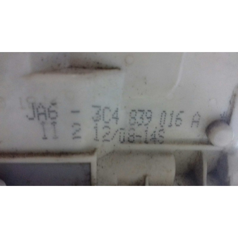 Recambio de cerradura puerta trasera derecha para seat ibiza (6j5) reference referencia OEM IAM 3C4839016A 4 + 3 PINES BLANCO