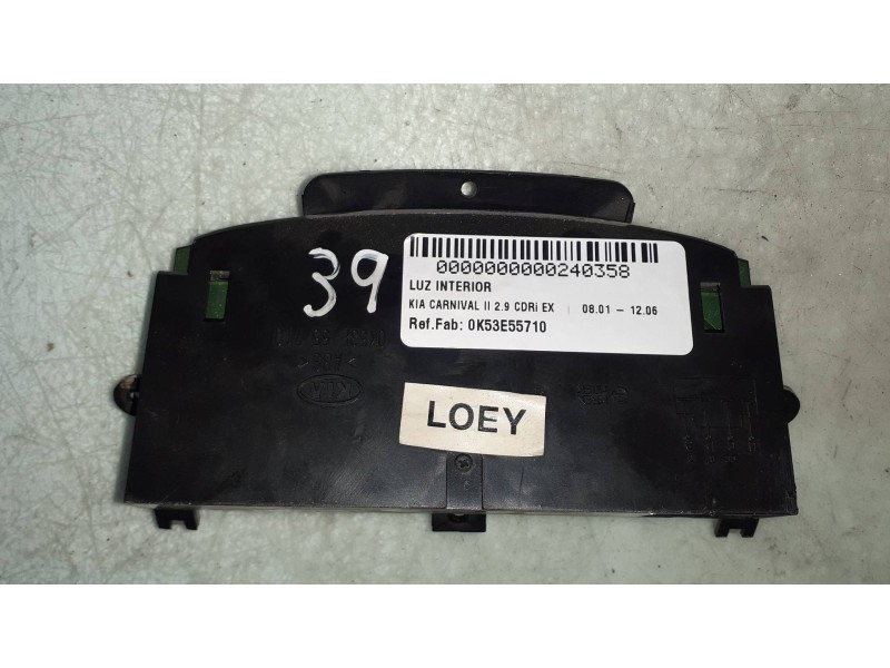 Recambio de pantalla multifuncion para kia carnival ii 2.9 cdri ex referencia OEM IAM 0K53E55710  