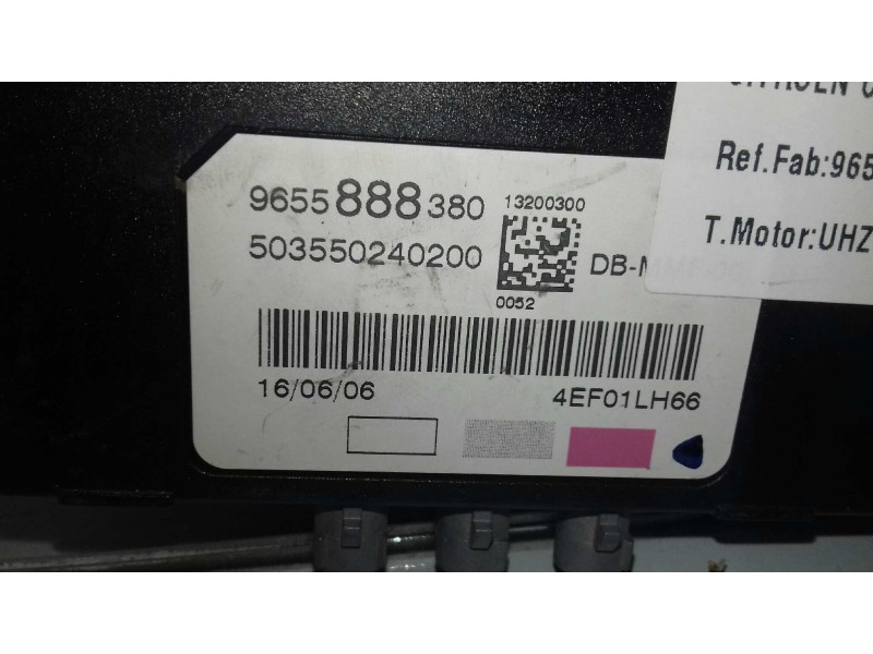 Recambio de modulo electronico para citroen c6 exclusive referencia OEM IAM 9655888380 503550240200 
