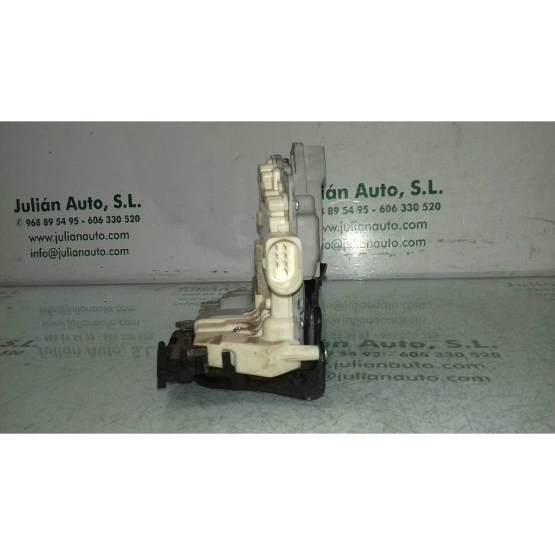 Recambio de cerradura puerta delantera derecha para seat ibiza (6j5) reference referencia OEM IAM 3C1837016A 4 + 3 PINES BLANCO