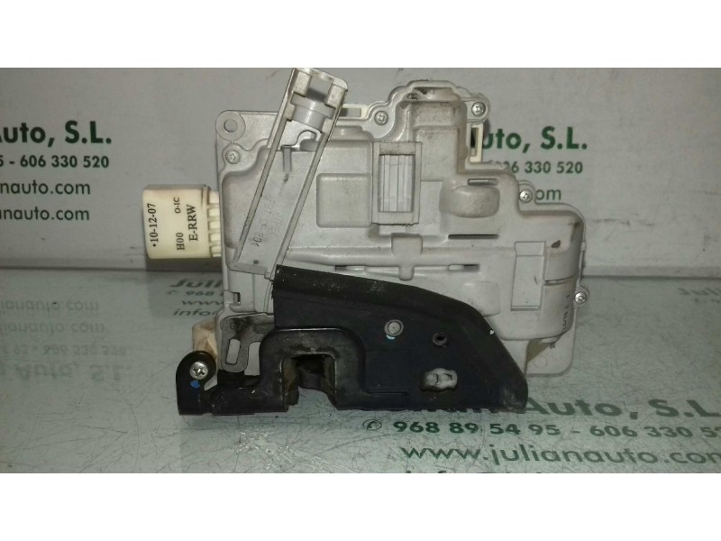 Recambio de cerradura puerta delantera derecha para seat ibiza (6j5) reference referencia OEM IAM 3C1837016A 4 + 3 PINES BLANCO
