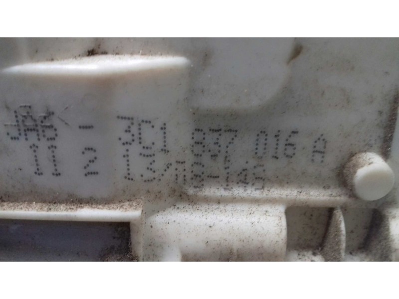 Recambio de cerradura puerta delantera derecha para seat ibiza (6j5) reference referencia OEM IAM 3C1837016A 4 + 3 PINES BLANCO