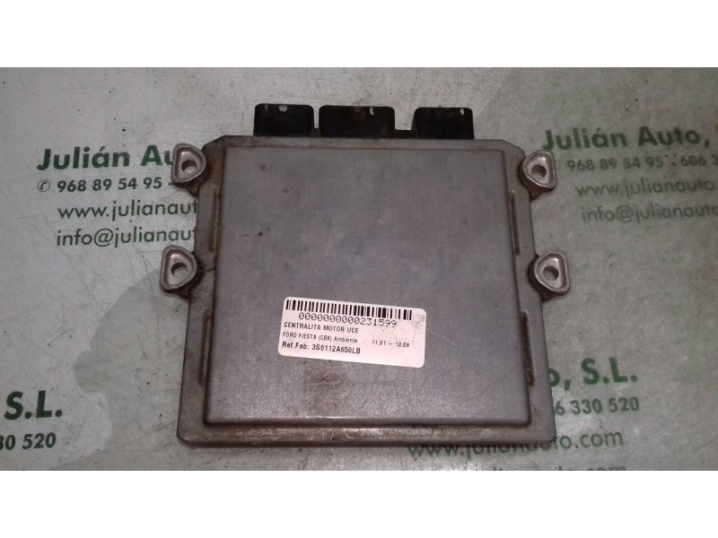 Recambio de centralita motor uce para ford fiesta (cbk) ambiente referencia OEM IAM 3S6112A650LB 5WS40140D SIEMENS