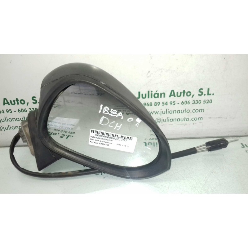 Recambio de retrovisor derecho para seat ibiza (6j5) reference referencia OEM IAM E9034456  MANUAL