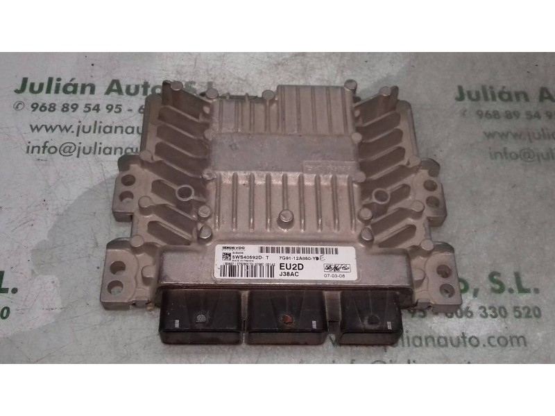 Recambio de centralita motor uce para ford mondeo ber. (ca2) trend referencia OEM IAM 7G9112A650YD 5WS40592DT EU2D