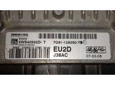 Recambio de centralita motor uce para ford mondeo ber. (ca2) trend referencia OEM IAM 7G9112A650YD 5WS40592DT EU2D 2