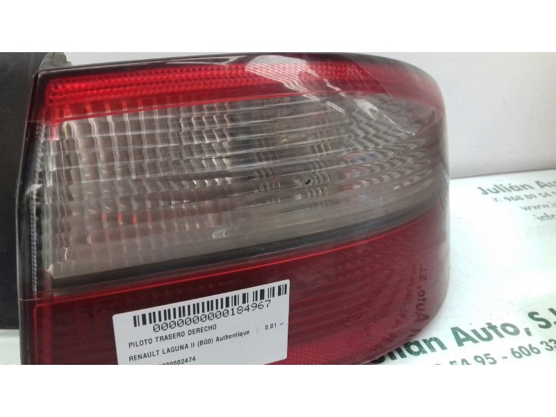 Recambio de piloto trasero derecho para renault laguna ii (bg0) authentique referencia OEM IAM 8200002474 23450202 EXT