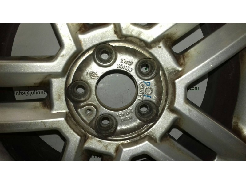 Recambio de juego llantas para renault laguna ii grandtour (kg0) privilege luxe referencia OEM IAM 8200241424 7JX17 5CH50