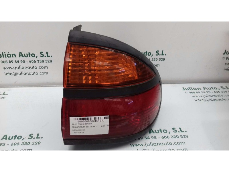 Recambio de piloto trasero derecho para renault laguna (b56) 1.6 16v rt referencia OEM IAM 89306900 B56PH2DCHVS EXT