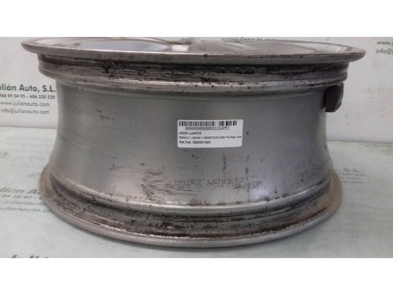 Recambio de juego llantas para renault laguna ii grandtour (kg0) privilege luxe referencia OEM IAM 8200241424 7JX17 5CH50