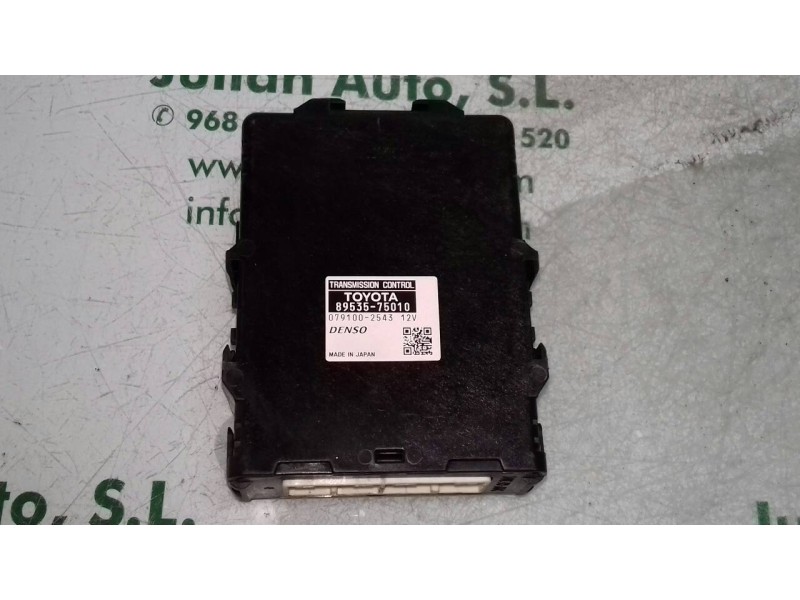 Recambio de centralita cambio automatico para toyota auris hybrid active referencia OEM IAM 8953575010 0791002543 DENSO