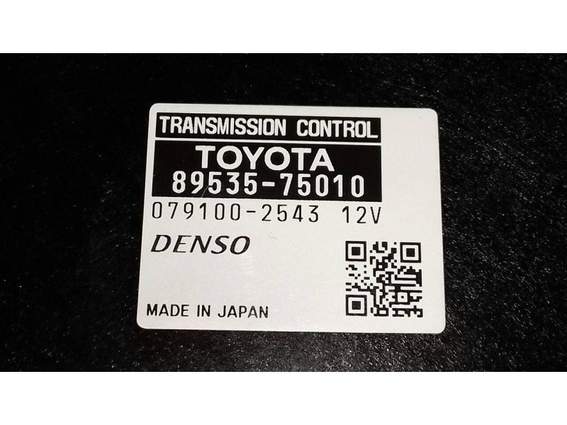 Recambio de centralita cambio automatico para toyota auris hybrid active referencia OEM IAM 8953575010 0791002543 DENSO