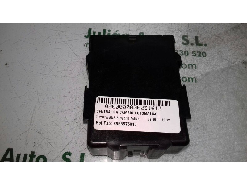 Recambio de centralita cambio automatico para toyota auris hybrid active referencia OEM IAM 8953575010 0791002543 DENSO