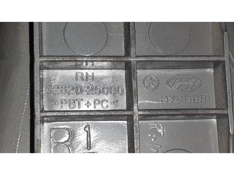 Recambio de maneta interior trasera derecha para hyundai accent (lc) gl 4p referencia OEM IAM 8262025000  