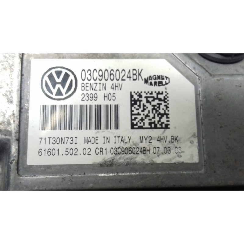 Recambio de centralita motor uce para seat ibiza (6j5) reference referencia OEM IAM 03C906024BK 6160150202 KIT - MAGNETI MARELLI