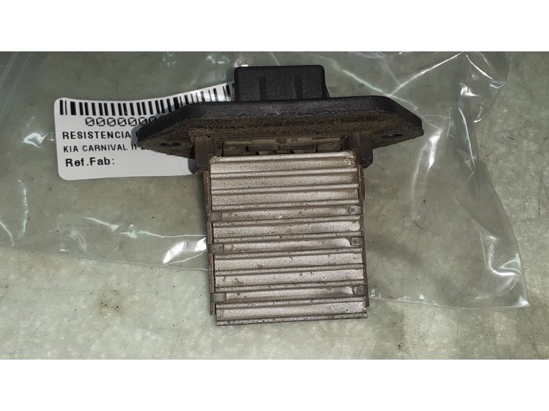 Recambio de resistencia calefaccion para kia carnival ii 2.9 cdri ex referencia OEM IAM   4 PINES