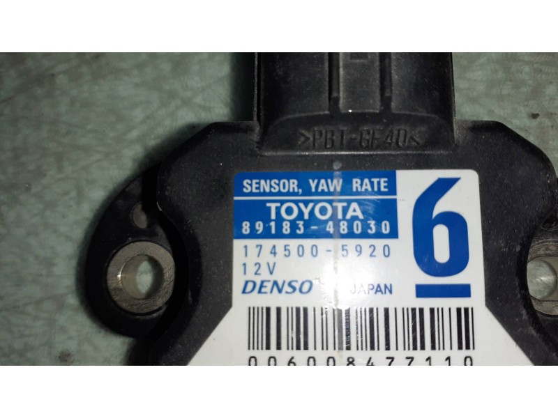 Recambio de sensor para toyota prius (nhw30) plug-in hybrid advance referencia OEM IAM 89183 48030 DENSO