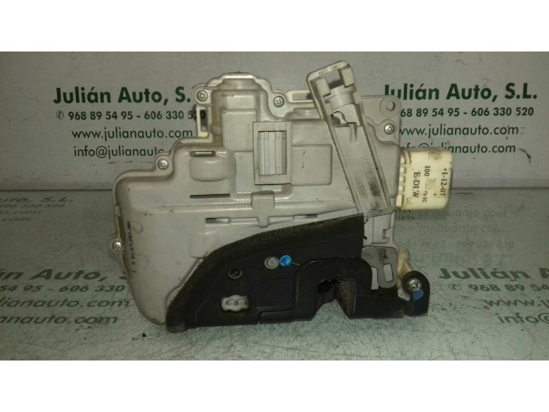 Recambio de cerradura puerta delantera izquierda para seat ibiza (6j5) reference referencia OEM IAM  5 + 4 PINES BLANCO