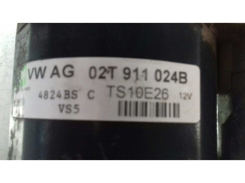 Recambio de motor arranque para seat ibiza (6j5) reference referencia OEM IAM 02T911024B TS10E26 VALEO