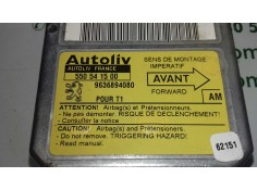 Recambio de centralita airbag para peugeot 206 berlina x-line referencia OEM IAM 963894080 550541500 AUTOLIV 2
