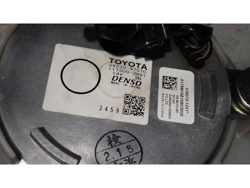 Recambio de motor calefaccion para toyota auris hybrid active referencia OEM IAM G923047070 1173003891 DENSO