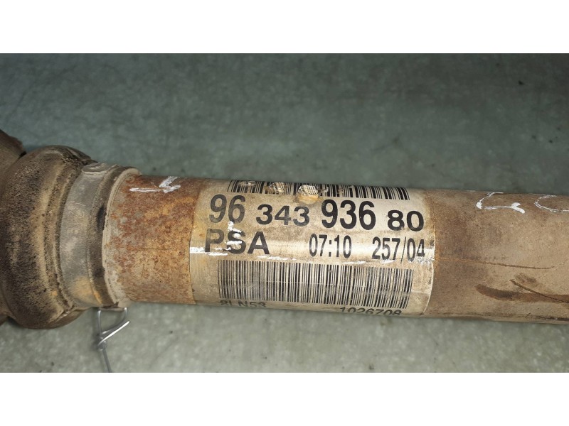 Recambio de transmision delantera derecha para peugeot 206 berlina xt referencia OEM IAM 9634393680  