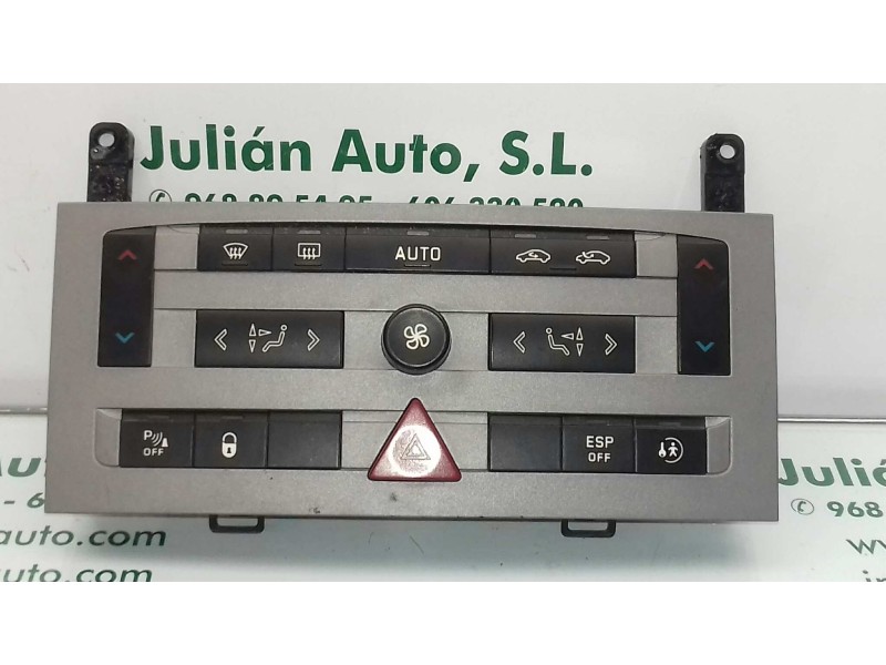 Recambio de mando climatizador para peugeot 407 st confort pack referencia OEM IAM 96533783YW VP4PUH18C612 VISTEON