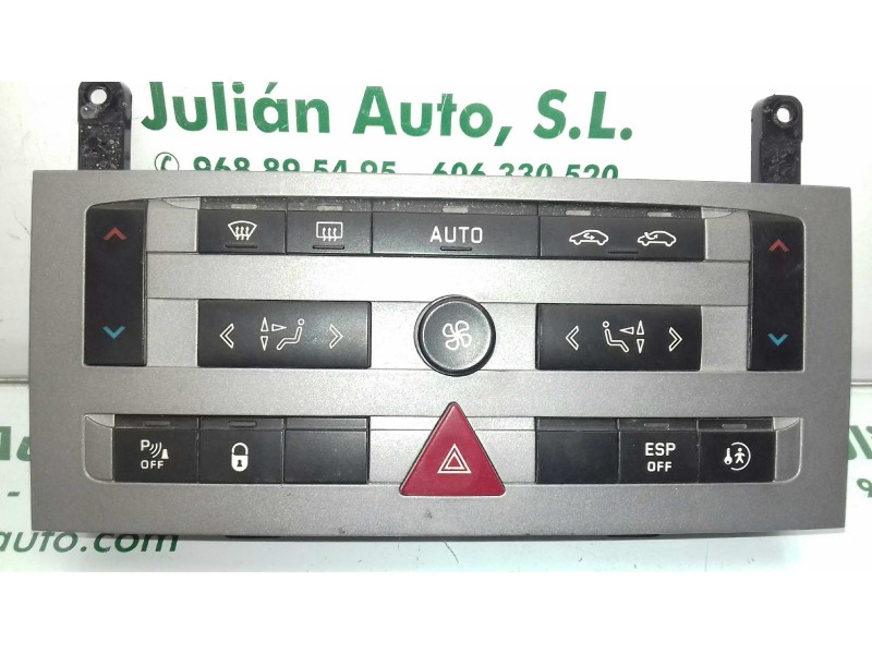 Recambio de mando climatizador para peugeot 407 st confort pack referencia OEM IAM 96533783YW VP4PUH18C612 VISTEON