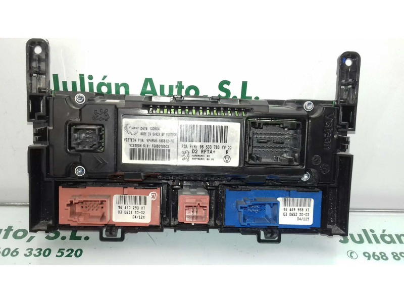 Recambio de mando climatizador para peugeot 407 st confort pack referencia OEM IAM 96533783YW VP4PUH18C612 VISTEON