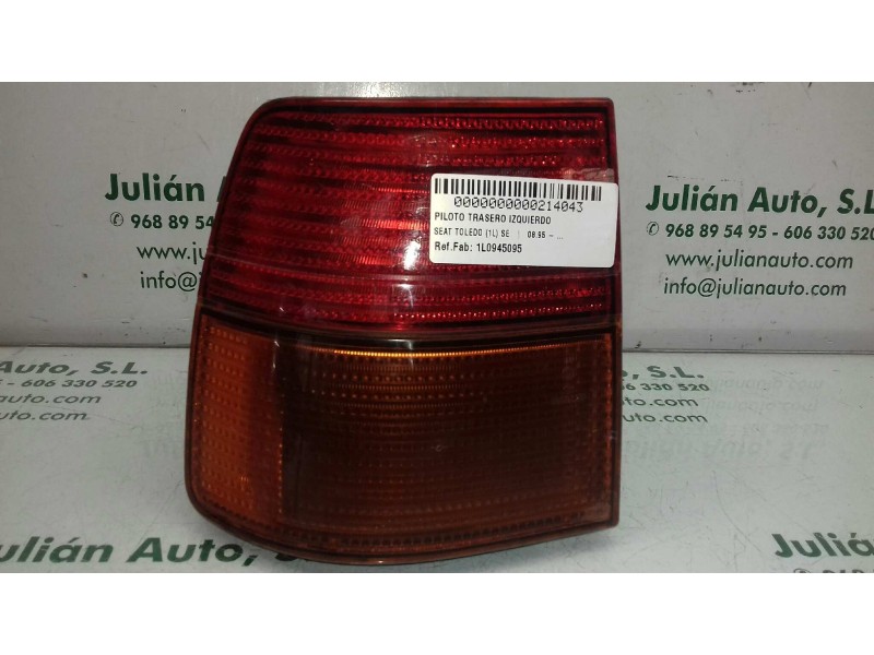 Recambio de piloto trasero izquierdo para seat toledo (1l) se referencia OEM IAM 1L0945095  EXT-ALETA