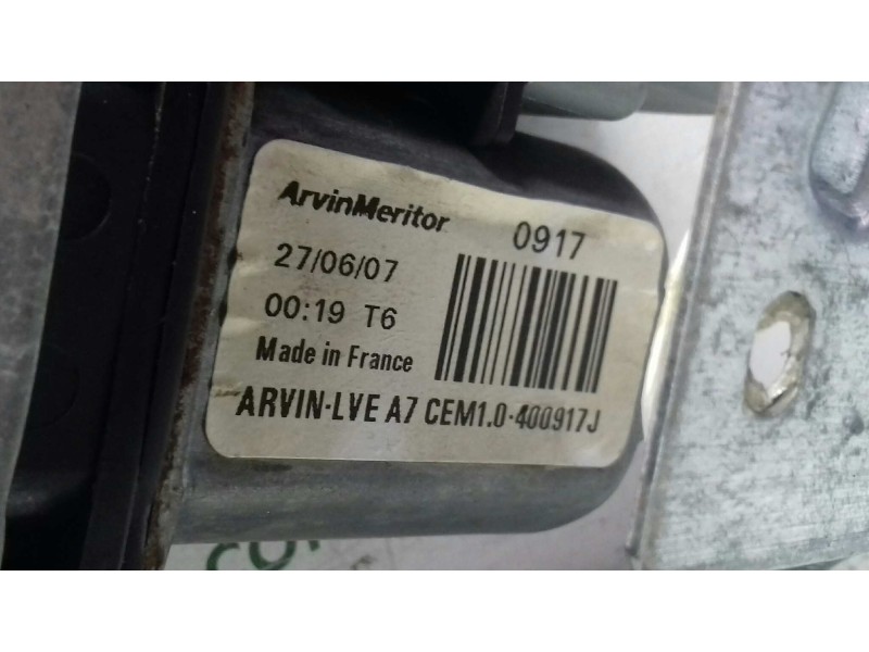 Recambio de elevalunas delantero izquierdo para peugeot 207 premium referencia OEM IAM 9681181980S ARM119856AV ELECTRICO