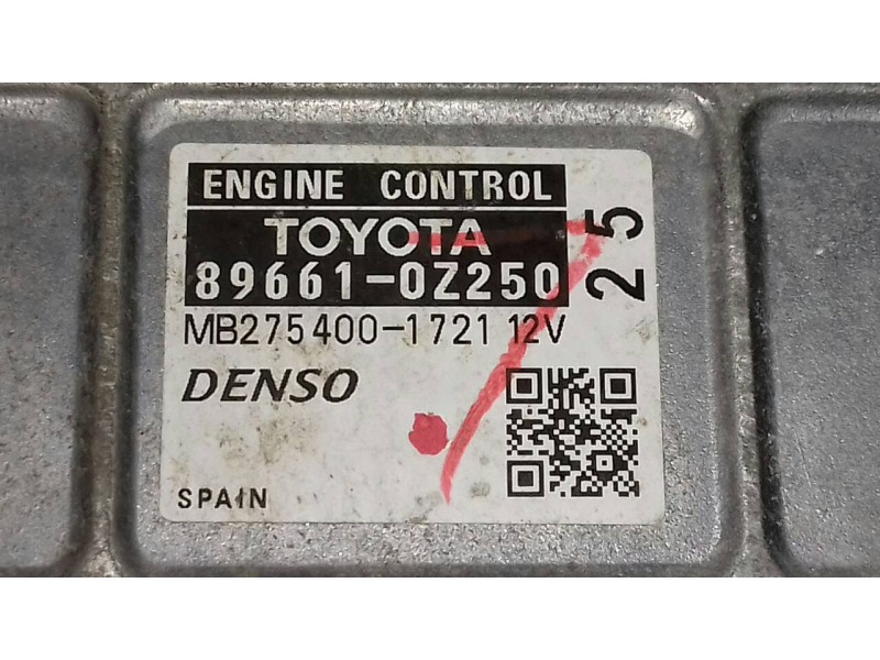 Recambio de centralita motor uce para toyota auris hybrid active referencia OEM IAM 896610Z250 MB2754001721 DENSO