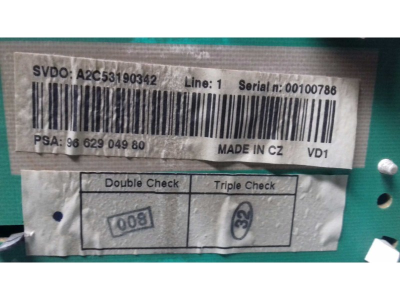 Recambio de cuadro instrumentos para peugeot 207 premium referencia OEM IAM A2C53065549 AZC5319034Z SIEMENS