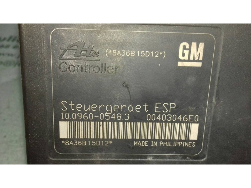 Recambio de abs para opel astra h ber. cosmo referencia OEM IAM 13213610 10020602064 ATE 10096005483