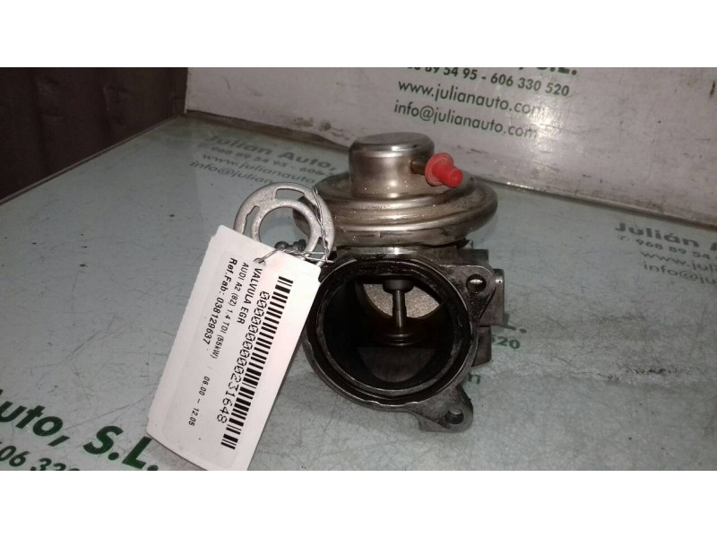 Recambio de valvula egr para audi a2 (8z) 1.4 tdi (55kw) referencia OEM IAM 038129637 730104D 073822018